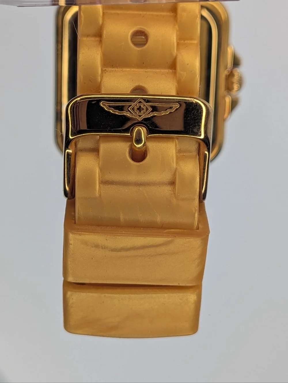 Invicta Angel Lady Women’s GoldenWatch Square Silicone Strap Model 1309